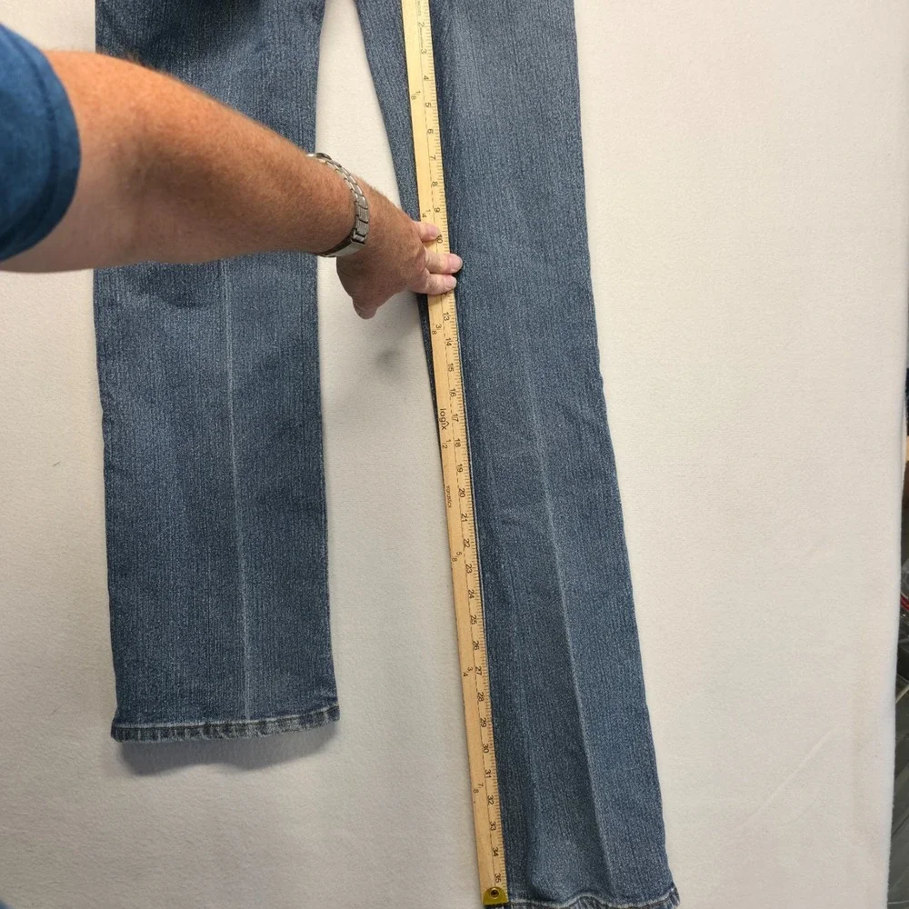 Ariat M4 Rebar Relaxed Boot Cut Denim Blue Jeans Size 32x38 Actual 31x37